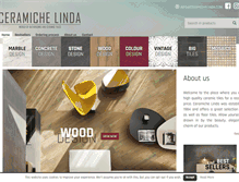 Tablet Screenshot of ceramichelinda.com